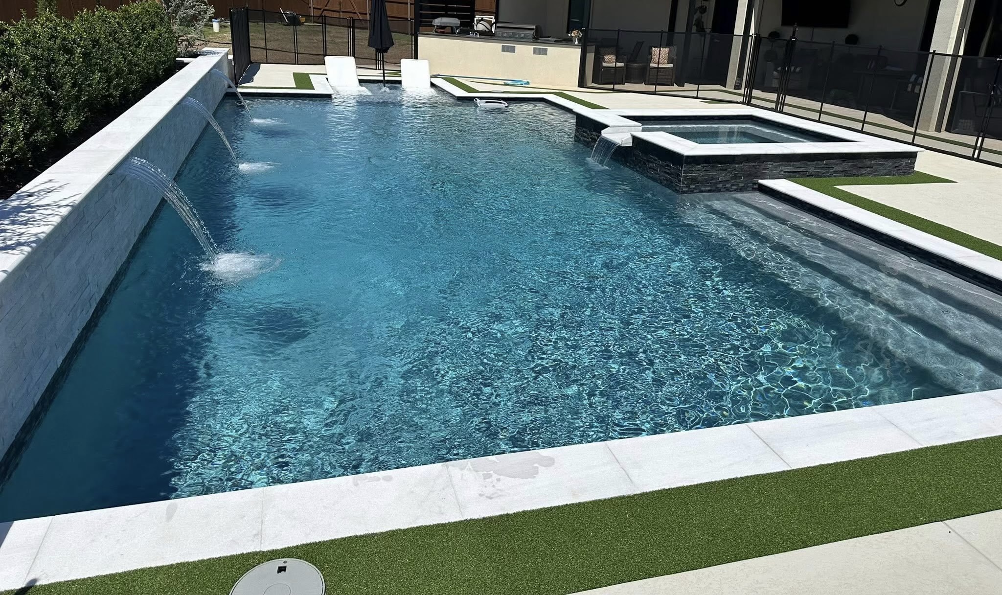 Featured pool renovation project